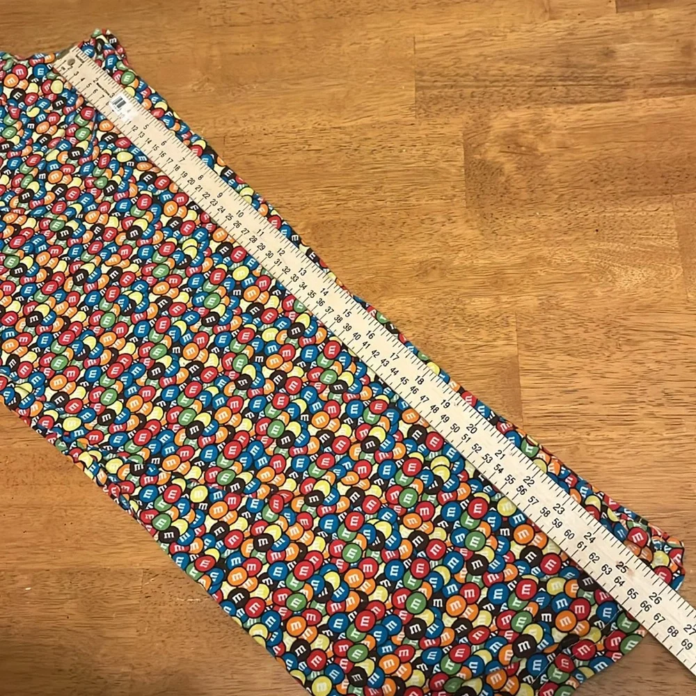M & M’s Mens Medium Candy Print Pajama Lounge Elastic Waist Pant